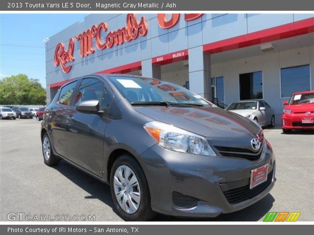 2013 Toyota Yaris LE 5 Door in Magnetic Gray Metallic