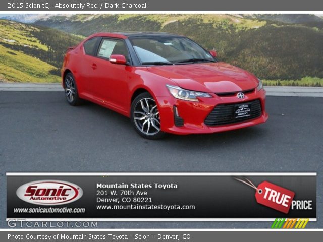 2015 Scion tC  in Absolutely Red