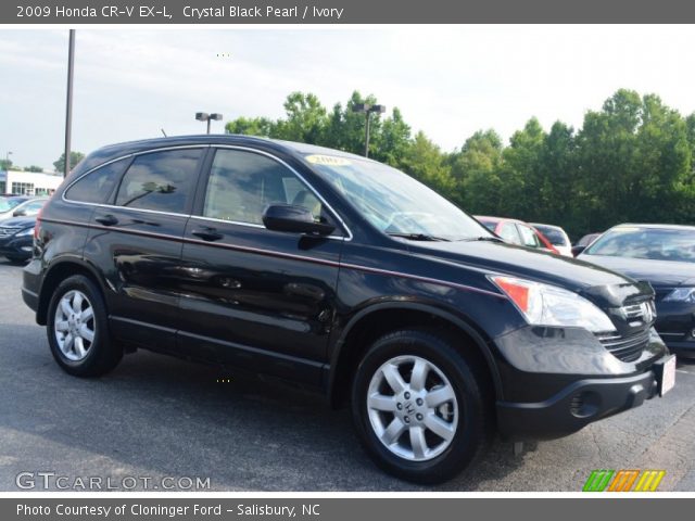 2009 Honda CR-V EX-L in Crystal Black Pearl
