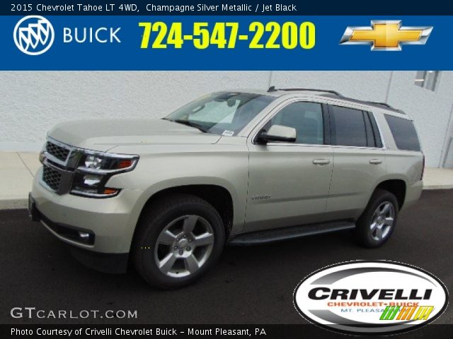 2015 Chevrolet Tahoe LT 4WD in Champagne Silver Metallic