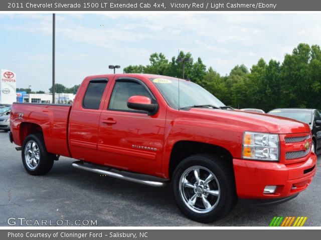 2011 Chevrolet Silverado 1500 LT Extended Cab 4x4 in Victory Red
