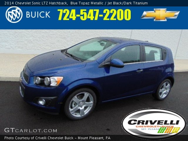 2014 Chevrolet Sonic LTZ Hatchback in Blue Topaz Metallic