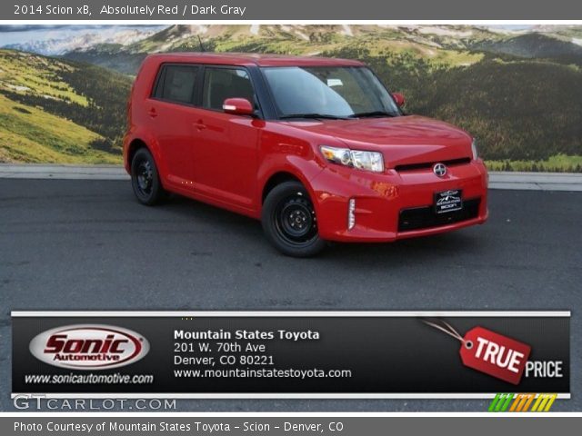 2014 Scion xB  in Absolutely Red