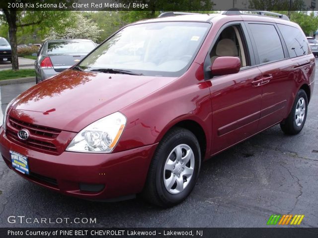 2008 Kia Sedona LX in Claret Red Metallic