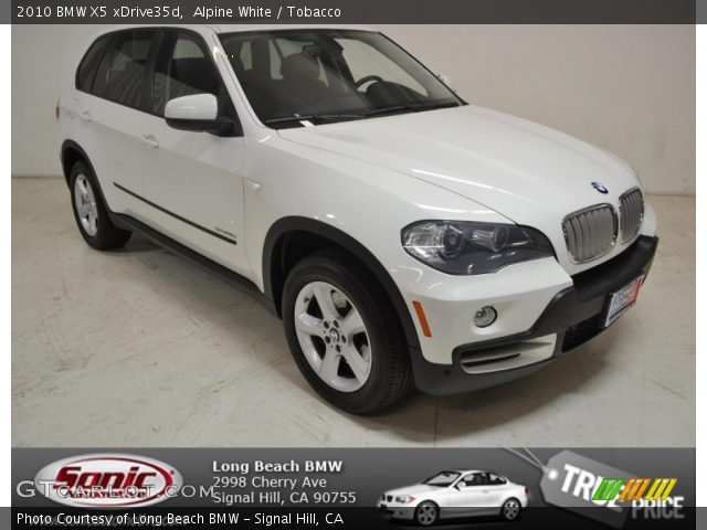 2010 BMW X5 xDrive35d in Alpine White