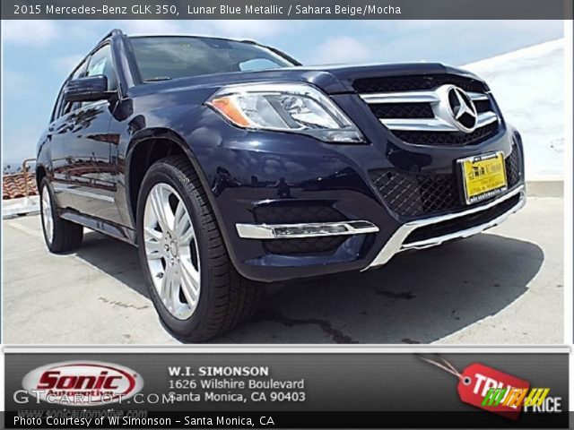 2015 Mercedes-Benz GLK 350 in Lunar Blue Metallic