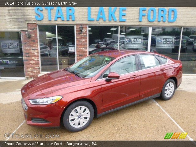 2014 Ford Fusion S in Sunset