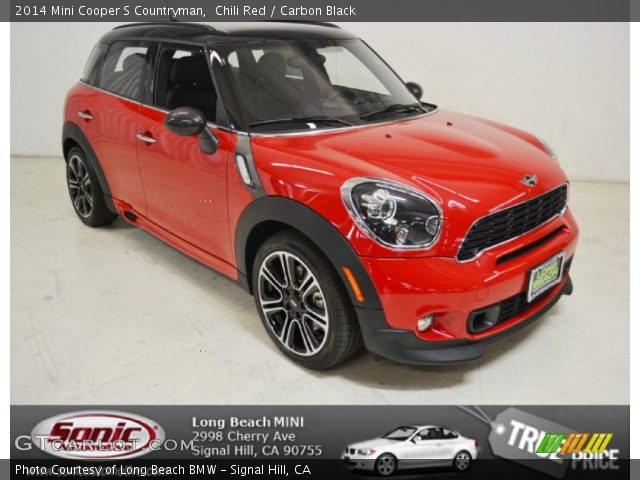 2014 Mini Cooper S Countryman in Chili Red