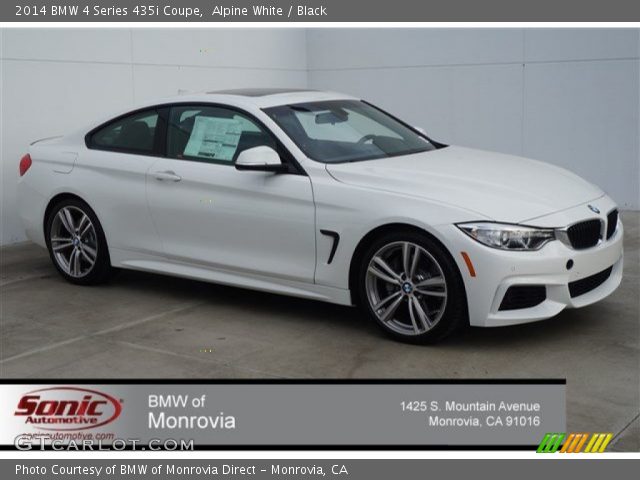 2014 BMW 4 Series 435i Coupe in Alpine White