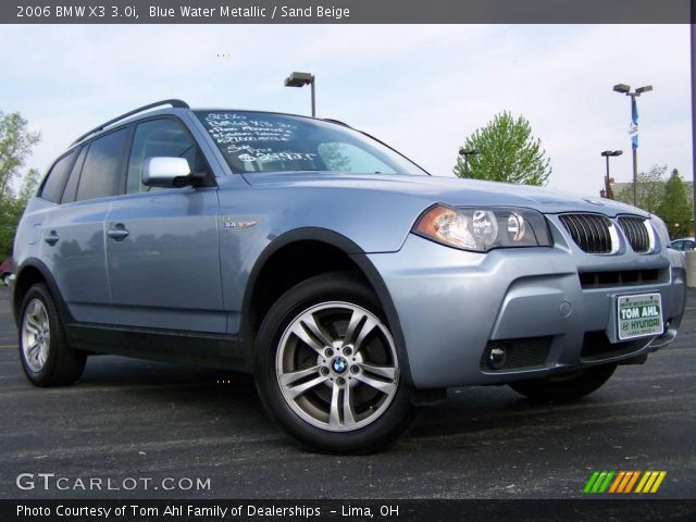 2006 BMW X3 3.0i in Blue Water Metallic