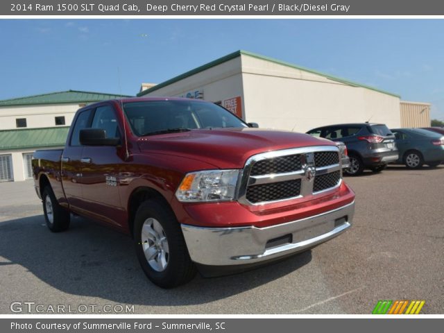 2014 Ram 1500 SLT Quad Cab in Deep Cherry Red Crystal Pearl