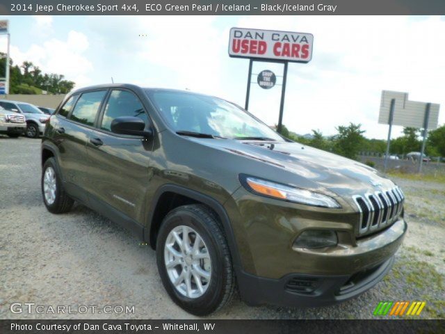 2014 Jeep Cherokee Sport 4x4 in ECO Green Pearl