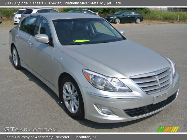 2012 Hyundai Genesis 3.8 Sedan in Platinum Silver Metallic