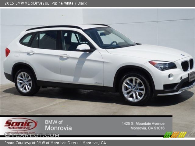 2015 BMW X1 xDrive28i in Alpine White