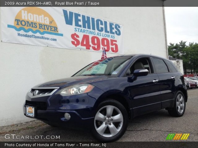 2009 Acura RDX SH-AWD in Royal Blue Pearl
