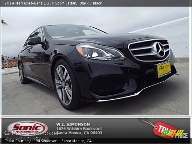 2014 Mercedes-Benz E 350 Sport Sedan in Black