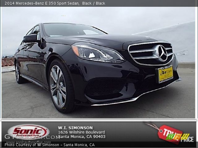 2014 Mercedes-Benz E 350 Sport Sedan in Black