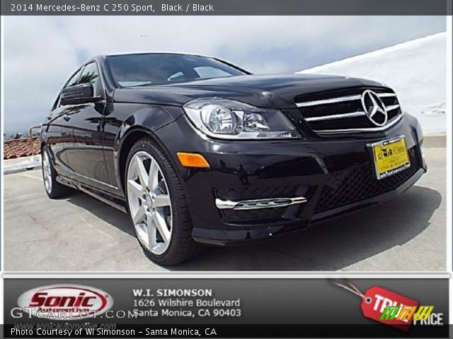 2014 Mercedes-Benz C 250 Sport in Black