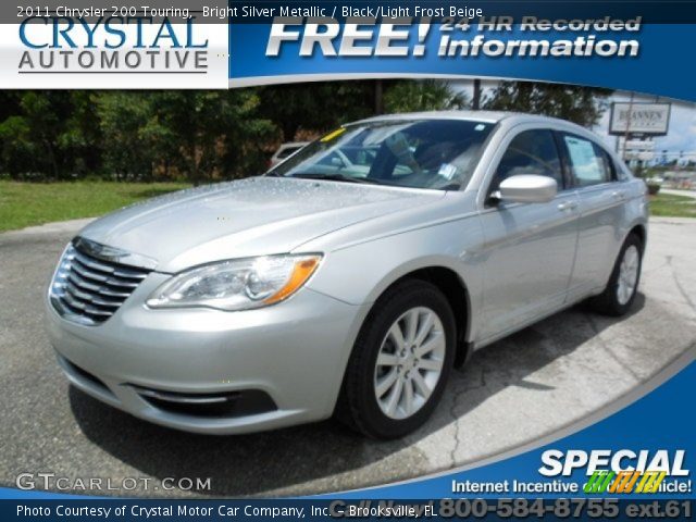 2011 Chrysler 200 Touring in Bright Silver Metallic