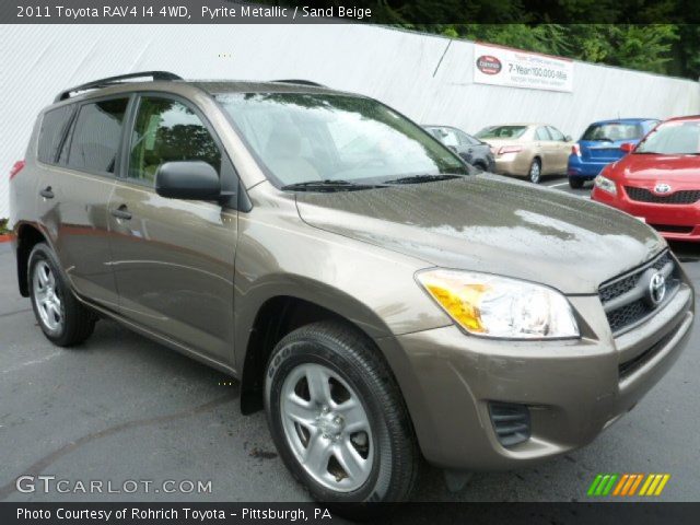 2011 Toyota RAV4 I4 4WD in Pyrite Metallic