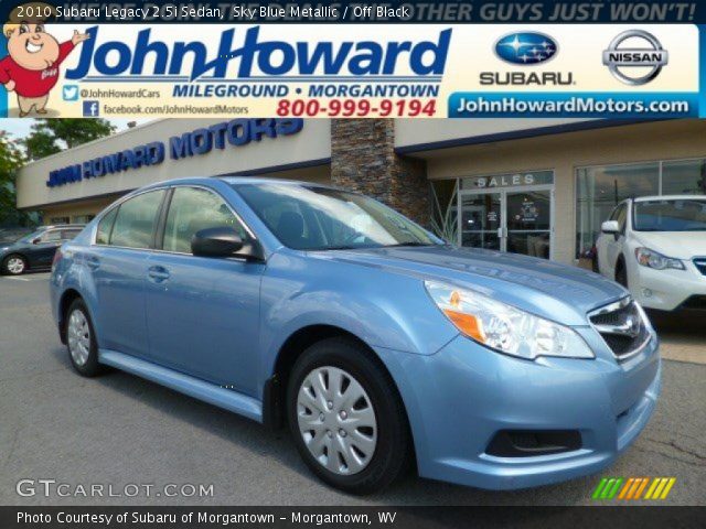 2010 Subaru Legacy 2.5i Sedan in Sky Blue Metallic