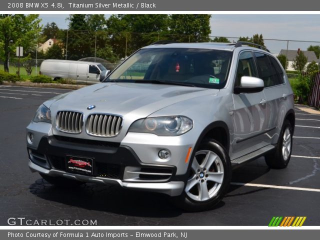 2008 BMW X5 4.8i in Titanium Silver Metallic