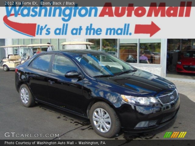 2012 Kia Forte EX in Ebony Black