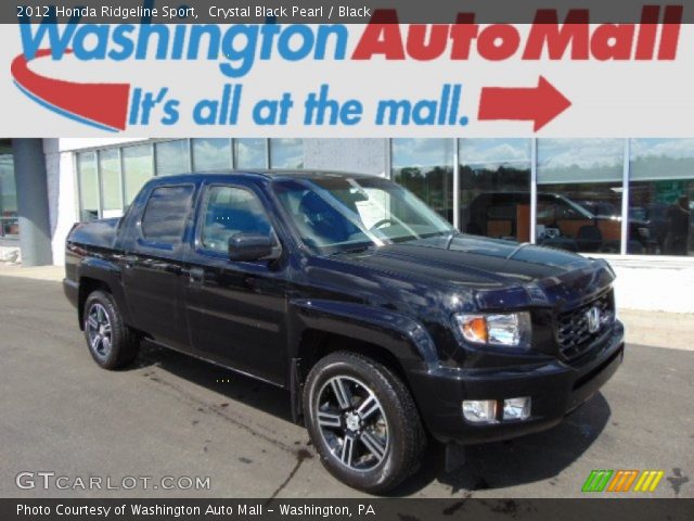 2012 Honda Ridgeline Sport in Crystal Black Pearl