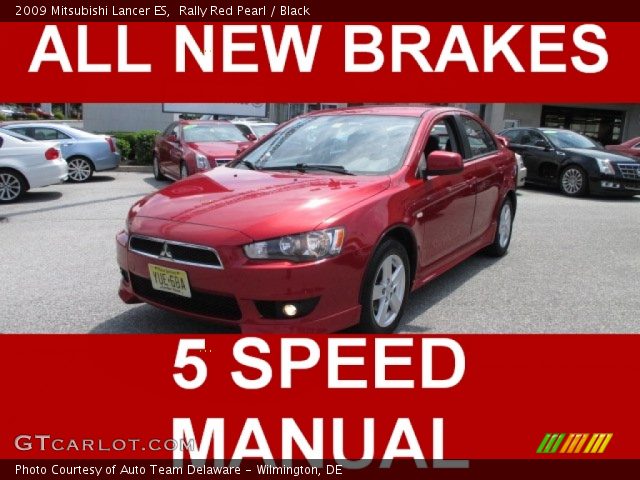 2009 Mitsubishi Lancer ES in Rally Red Pearl