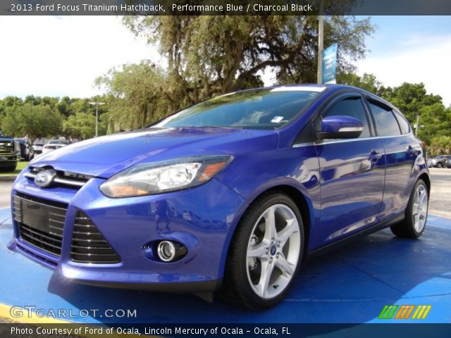 2013 Ford Focus Titanium Hatchback in Performance Blue