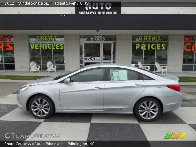2012 Hyundai Sonata SE in Radiant Silver