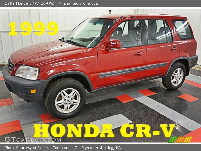 1999 Honda CR-V EX 4WD in Milano Red