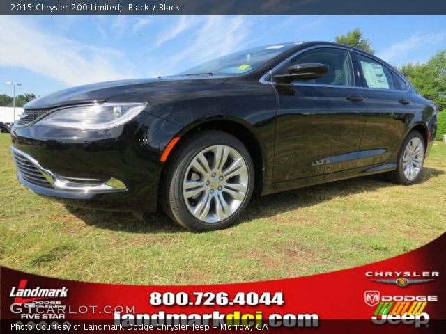 2015 Chrysler 200 Limited in Black