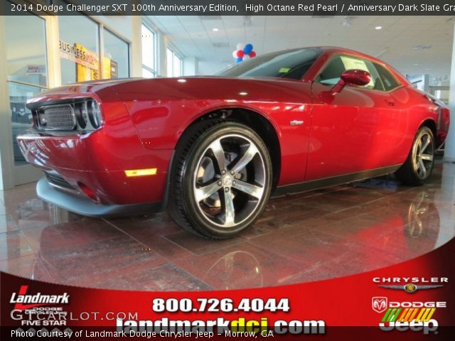 2014 Dodge Challenger SXT 100th Anniversary Edition in High Octane Red Pearl
