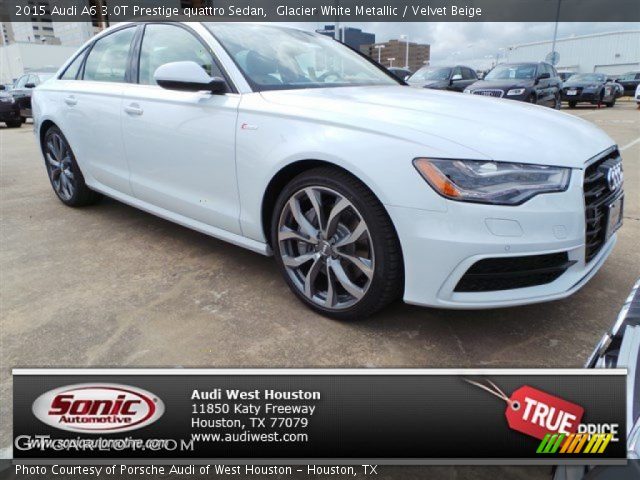 2015 Audi A6 3.0T Prestige quattro Sedan in Glacier White Metallic
