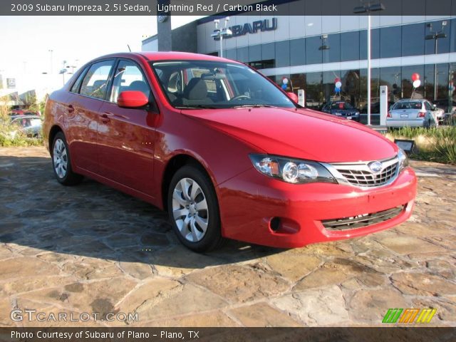2009 Subaru Impreza 2.5i Sedan in Lightning Red