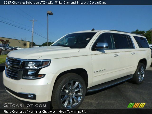 2015 Chevrolet Suburban LTZ 4WD in White Diamond Tricoat