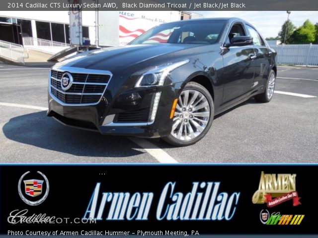 2014 Cadillac CTS Luxury Sedan AWD in Black Diamond Tricoat