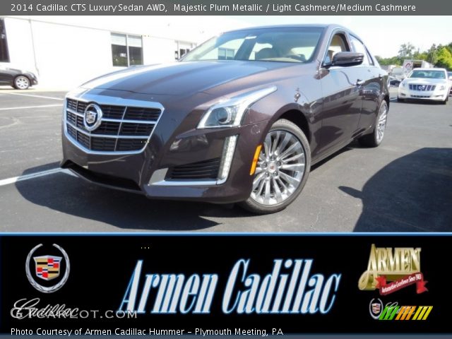 2014 Cadillac CTS Luxury Sedan AWD in Majestic Plum Metallic