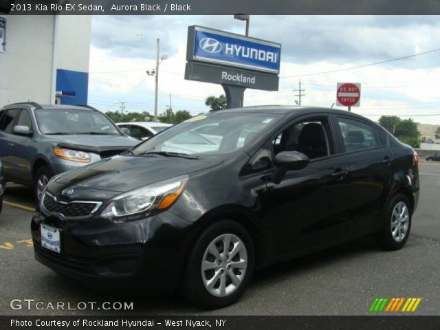 2013 Kia Rio EX Sedan in Aurora Black