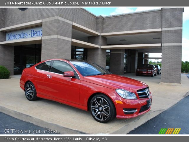 2014 Mercedes-Benz C 350 4Matic Coupe in Mars Red