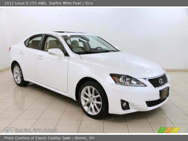 2012 Lexus IS 250 AWD in Starfire White Pearl