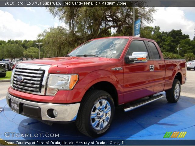 2010 Ford F150 XLT SuperCab in Red Candy Metallic