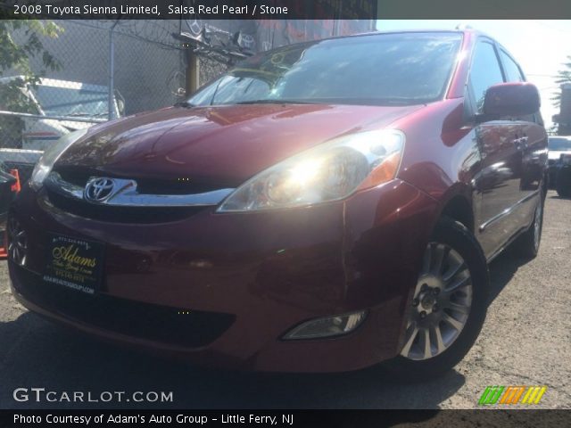 2008 Toyota Sienna Limited in Salsa Red Pearl