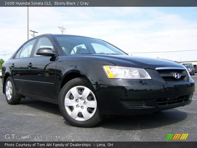 2008 Hyundai Sonata GLS in Ebony Black