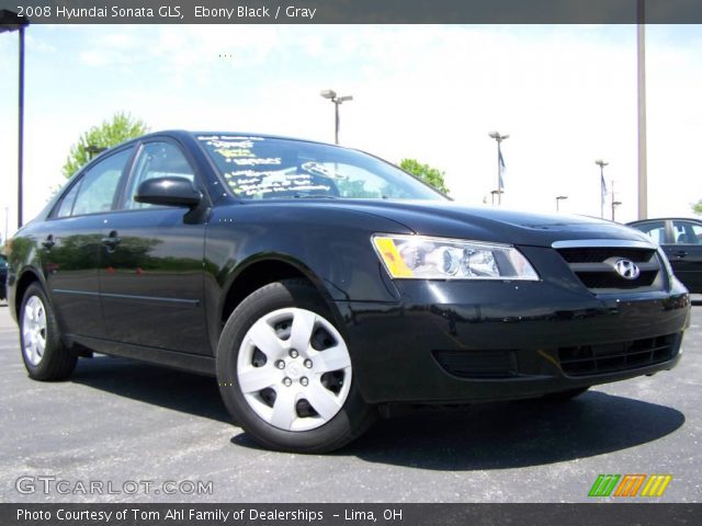 2008 Hyundai Sonata GLS in Ebony Black