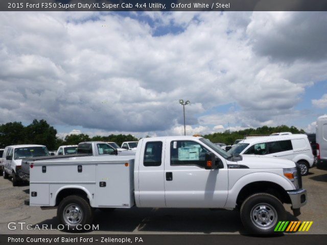2015 Ford F350 Super Duty XL Super Cab 4x4 Utility in Oxford White