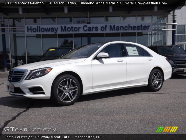 2015 Mercedes-Benz S 550 4Matic Sedan in Diamond White Metallic