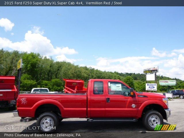 2015 Ford F250 Super Duty XL Super Cab 4x4 in Vermillion Red