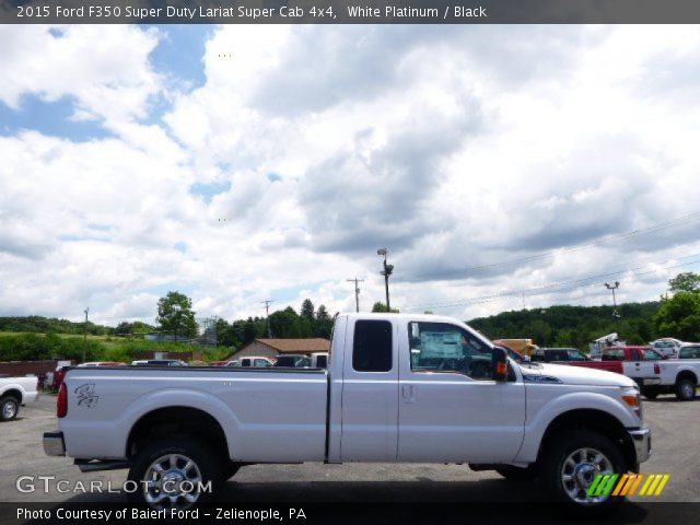 2015 Ford F350 Super Duty Lariat Super Cab 4x4 in White Platinum